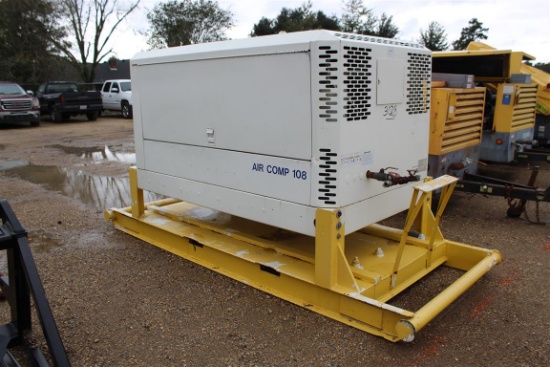 2008 Ingersoll-Rand XP375 Air Compressor- Skid Mounted- 2432 Hours