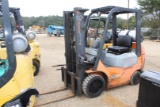 Toyota 4000 LB LP Gas Hard Tire Forklift Model 17FGCU20 sn: 93355  Hours: 25742