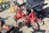 (2) Roller Head Pipe Stands