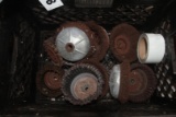 (1) BIN OF VARIOUS GAUGES & CUT WIRE WHEEL