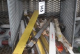 (1) BIN OF VARIOUS AIR HACK-SAW BLADES