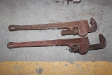 LOT OF 2 24” RIGID PIPE WRENCHES