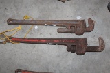 LOT OF 2 24” RIGID PIPE WRENCHES