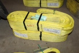 LOT OF 2 10’ LONG 4” WIDE SLINGS 19,800 VETICAL LIFT