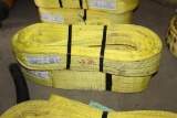 LOT OF 2 10’ LONG 4” WIDE SLINGS 19,800 VETICAL LIFT