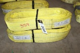 LOT OF 2 10’ LONG 4” WIDE SLINGS 19,800 VETICAL LIFT