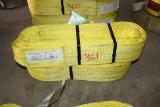 LOT OF 2 10’ LONG 4” WIDE SLINGS 19,800 VETICAL LIFT