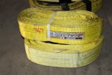 LOT OF 2 10’ LONG 4” SLINGS