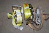 LOT OF 3 RATCHET STRAPS