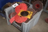 BIN OF ABRASIVE DISC