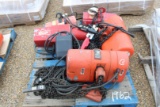 Pallet of Electric Chain Hoists