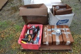 Pallet of (2) Battery powered Nailer, Stapler, Silicon Stud gun and Greenlee Incomplete Boxes