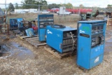 (7) Pallets of Salvage Miller Welders