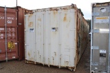 40' Container w/ Front & Rear Doors, Contents Including Shelves & Metal Siding