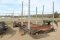 VIKING LOGGING 2D9GB46C6Y1004245 DELOUPE VIKING LOGGING Tri-Axle Logging Trailer Removable Bolsters