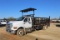 F650 3FRNF65C68V068657 FORD F650 12' Flatbed Body w/ Removable Sides Lift Gate Diesel Engine Automat