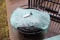 .  Unused Round Metal Fire Pit .