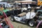 . 2638954 ELECTRIC E-Z-GO GOLF CART W/ DUMP BED CANOPY AND . SALVAGE ROW    ~