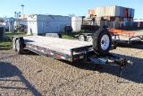 EH24X7-12.5E-F 4R7BU2429B08738 TOP HAT EH24X7-12.5E-F 24' Flatbed Trailer Tandem Axles    ~