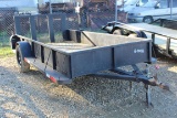 .  5X12 TAG TRAILER W/ TAILGATE-SINGLE AXLE-NO TITLE . ~