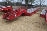 1640FLSSS GT028 COMM 1640FLSSS Detachable Neck Lowboy Trailer 4 Axles Rolling Tailboard  ~    Eq# 61