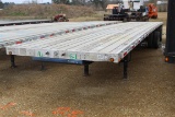 EAGLE W2 1TTF4820X32010283 TRANSCRAFT EAGLE W2 48' Aluminum Flatbed Trailer W/ Spread Axles TITLE DE