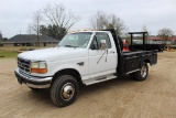 F350 1FDKF38F4TEA04248 FORD F350 Powerstroke Diesel Engine Automatic Transmission 9' Steel Flatbed W