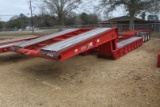 1250DLSR HQ572 BIRMINGHAM 1250DLSR 42' Folding Neck Lowboy Trailer 18' Load Well Tri Axles  Eq# 6101