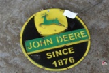 .  Metal John Deere Sign .