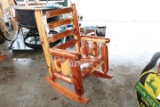 .  Cedar Rocking Chair .