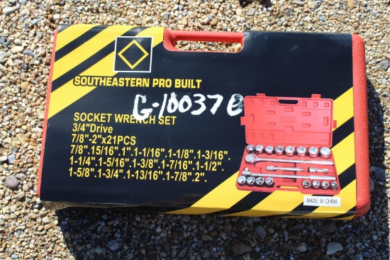 Southeastern 21pc 3/4" Pro Built SAE Socket Set .