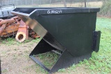 1.5 Cubic Yard Trash Hopper . ~