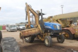 NEW HOLLAND TS100A SALVAGE ROW Tiger Slope Mower PTO 3PTH Hyd. Remotes Canopy Diesel Engine 18.4R30