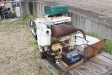 3 CYL. DIESEL ENGINE W/ FUEL TANK-2000 HOURS . ~