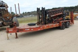 DITCH WITCH JT2020 MACH 1 Boring Unit w/ 350' Drill Stem Pipe Diesel Engine 2000 Belshe BF9T Trailer