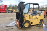 HYSTER H50XL 5000lb Capacity 3 Stage Mast Hyd. Side Shift LP Gas Engine w/ Bottle    ~