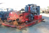 Weathorford Artificial Lift System . Skid Mounted Detroit Diesel Engine  ~