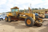 DEERE 670B SALVAGE ROW Enclosed Cab Hyd. 14' Moldboard Transmission is Bad  Engine is Good (this is