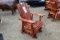 Red Cedar Glider Rocker . ~