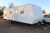 PILGRIM . 32' Bumper Pull Camper 1 Bedroom Bunk Beds Full Size Refrigerator Stove Tandem Axles    ~