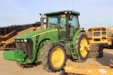 JOHN DEERE 8270R ENCLOSED CAB PTO 3 PTH HYD. REMOTES DRAW BAR DUAL REAR WHEELS DIESEL ENGINE    ~