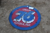 Union 76 Gasoline Sign . Round Hanging Sign ~