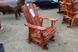 Red Cedar Glider Rocker . ~