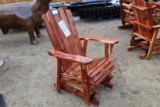 Red Cedar Glider Rocker . ~