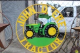 John Deere Tractor Sign . ~
