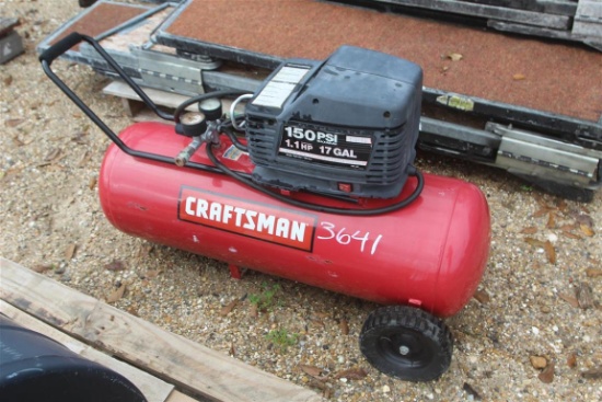 17 GALLON AIR COMPRESSOR DIESEL MOTOR WHEEL MOUN . ~