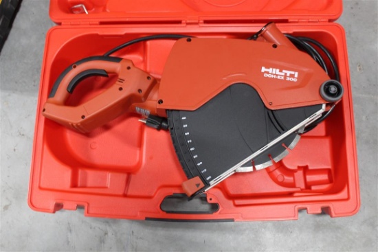 HILTI DCH-EX 300 ELECTRIC CONCRETE SAW W/DIAMOND B ~