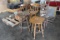 Lot of 4 Wooden Stools