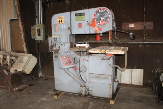 DoAll DBW-15 Single Phase Band Saw S/N 290-755615