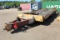 EAGER BEAVER 12HA-PT 25' Flatbed Trailer w/ Dovetail - Ramps - Tandem Axles